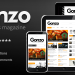 Gonzo -  Clean, Responsive WP Magazine