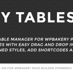 Easy Tables - Table Manager for WPBakery Page Builder