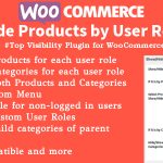 WooCommerce Hide Products | Products, Categories Visibility by User Roles