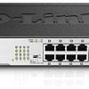 D-Link Fast Ethernet Switch, 16 Port Gigabit Unmanaged Fanless Network Hub Desktop or Rack Mountable (DGS-1016D)