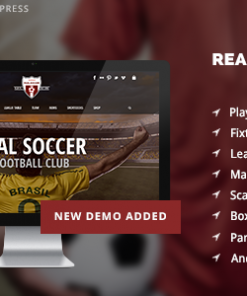 Real Soccer - Sport Clubs WordPress