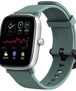 Amazfit GTS 2 Mini Fitness Smart Watch Alexa Built-In, Super-Light Thin Design, SpO2 Level Measurement, 14-Days Battery Life, 70+ Sports Modes, Heart Rate, Sleep, Stress Level Monitoring, Sage Green