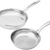 Amazon Basics FP1904233 Frypan, 8" & 10", silver