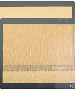Amazon Basics Silicone, Non-Stick, Food Safe Baking Mat - Pack of 2
