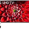 LG 70UN7070PUA 70 inch UHD 70 Series 4K HDR AI Smart TV Bundle with 1 Year Extended Protection Plan