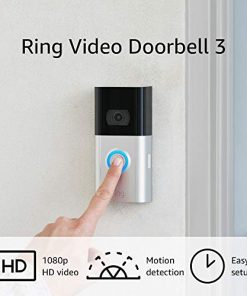 Certified Refurbished Ring Video Doorbell 3 – enhanced wifi, improved motion detection, easy installation