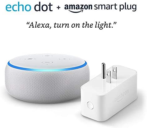 Echo Dot (3rd Gen) bundle with Amazon Smart Plug - Sandstone