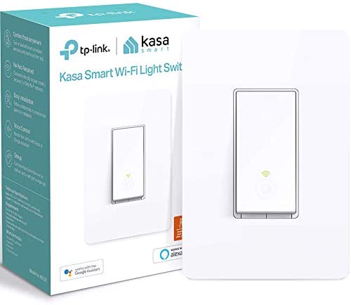 Kasa Smart Light Switch by TP-Link – Needs Neutral Wire, WiFi Light Switch, Works with Alexa & Google (HS200) White 1-Pack