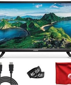 VIZIO D-Series 24-Inch Class 720p HD LED Smart TV (D24H-G9) with Built-in HDMI, USB, SmartCast, Voice Control Bundle with Circuit City 6-Feet High Definition HDMI Cable and Accessories