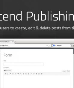 Frontend Publishing Pro - WordPress Post Submission Plugin
