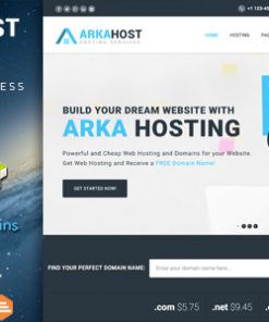 ArkaHost - WHMCS WordPress Theme