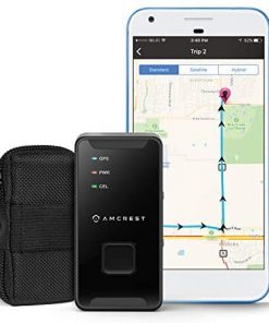 Amcrest GPS GL300 GPS Tracker for Vehicles (4G LTE) - Portable Mini Hidden Real-Time GPS Tracking Device for Vehicles, Cars, Kids, Persons, Assets w/Geo-Fencing, Text/Email/Push Alerts, 14 Day Battery