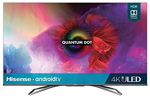 Hisense 55-Inch Class H9 Quantum Series Android 4K ULED Smart TV with Hand-Free Voice Control (55H9G, 2020 Model)