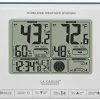 La Crosse Technology 308-1711BL Wireless Weather Station with Heat Index and Dew Point,Teal Blue/White