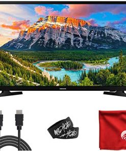Samsung 32-Inch Class N5300 1080p Smart Full LED HD TV (UN32N5300AFXZA) Built-in USB, HDMI, Dolby Digital Plus Sound, Wi-Fi Bundle with Circuit City 6-Foot 4K HDMI Cable & Accessories (4 Items)