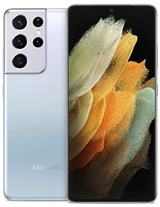 Samsung Galaxy S21 Ultra 5G | Factory Unlocked Android Cell Phone | US Version 5G Smartphone | Pro-Grade Camera, 8K Video, 108MP High Res | 128GB, Phantom Silver (SM-G998UZSAXAA)