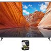 Sony KD50X80J 50 inch X80J 4K Ultra HD LED Smart TV 2021 Model Bundle with Premium 2 Year Extended Protection Plan