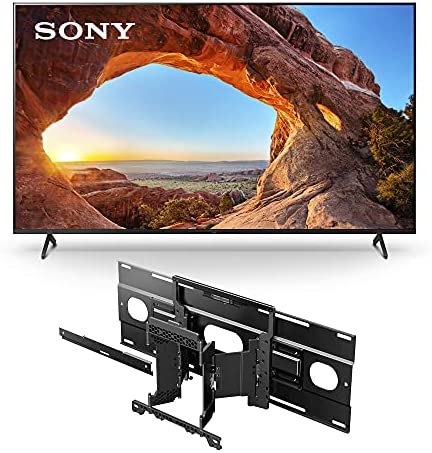 Sony X85J 65 Inch TV: 4K Ultra HD LED Smart Google TV with Dolby Vision HDR and Alexa Compatibility 2021 Model with SU-WL855 Ultra Slim Wall-Mount Bracket for Select Sony BRAVIA OLED and LED TVs