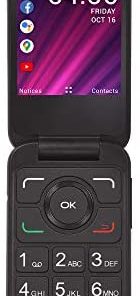 TracFone My Flip 2 4G LTE Prepaid Flip Phone (Locked) - Black - 4GB - Sim Card Included - CDMA