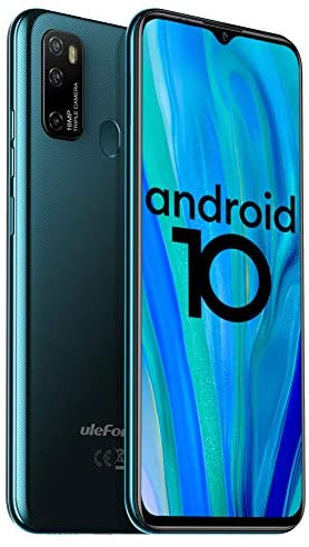 Unlocked Smartphones Ulefone Note 9P (2020) Android 10 Unlocked Cell phones, Triple Rear Camera Triple Card Slots, 6.52" Waterdrop Full-Screen Dual SIM Phones, 4500mAh Global Bands, US Version - Green