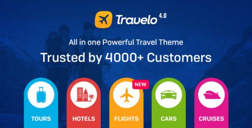 Travelo -­ Travel/Tour Booking Responsive WordPress Theme