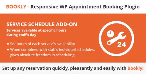 Bookly Service Schedule (Add-on)