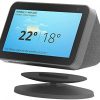 Adjustable Stand Magnetic Holder for Echo Show 8 and Echo Show 5 ，360 Degree Rotation Echo Spot Mount Table Holder for Amazon Alexa Speakers - Anti-Slip (Black)