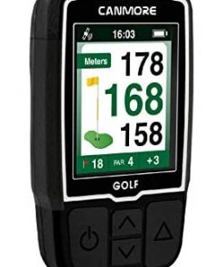 CANMORE Handheld Golf GPS HG200 - Water Resistant Full-Color 2-Inch Display with 38,000+ Essential Golf Course Data and Score Sheet - Free Courses Worldwide and Growing - 1-Year Warranty (Black)