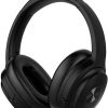 COWIN SE7 Active Noise Cancelling Headphones with Alexa Voice Control, Bluetooth Headphones Wireless Headphones Over Ear with Microphone/Aptx, 30 Hours Playtime for Travel/Work, Black