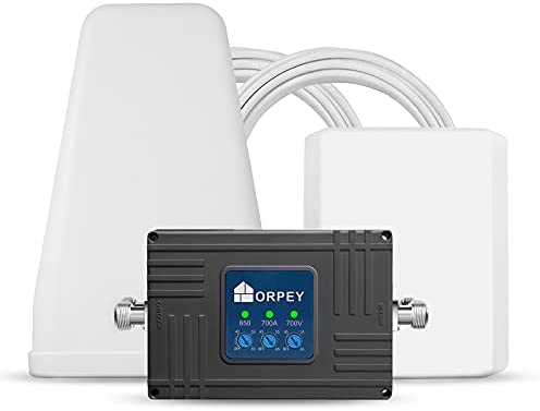 Cell Phone Signal Booster Repeater for Home and Office - Supports GSM 3G and 4G LTE Voice and Data Signal for Verizon, AT&T, T-Mobile, Sprint Band 5/12/13/17 - Cover Up to 5,500 Square Foot Area