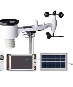 ECOWITT WH6006E Weather Station 7-in-1 Solar Powered Wireless 4G Cellular Weather Station with Remote Monitoring and SMS Alerts