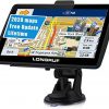 GPS Navigation for Car 7 inch HD Touch Screen, Vehicle GPS Navigator Voice Traffic Warning Speed Limit Reminder, GPS Navigation System with 8GB Large Storage, Lifetime Maps Update for Free