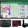 Garmin 010-N2038-02 Drivesmart 65T GPS Navigator (Renewed) Bundle with Dual DC12V/24V Electronic Multifunction Car Socket, 32GB MicroSD Card & Deco Gear Hard EVA Case with Zipper