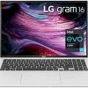 LG Gram 16Z90P - 16" WQXGA (2560x1600) Ultra-Lightweight Laptop, Intel evo with 11th gen CORE i7 1165G7 CPU , 16GB RAM, 1TB SSD, Alexa Built-in, 22 Hours Battery, Thunderbolt 4, Silver - 2021