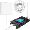Verizon Phone Booster 4G LTE Cell Phone Signal Booster 700MHz Band 13 FDD Verizon Mobile Signal Repeater Amplifier Antenna Kits, for Home and Office up to 4000 Sq Ft, Improve 4G LTE Data and 4G Calls