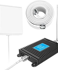 Verizon Phone Booster 4G LTE Cell Phone Signal Booster 700MHz Band 13 FDD Verizon Mobile Signal Repeater Amplifier Antenna Kits, for Home and Office up to 4000 Sq Ft, Improve 4G LTE Data and 4G Calls