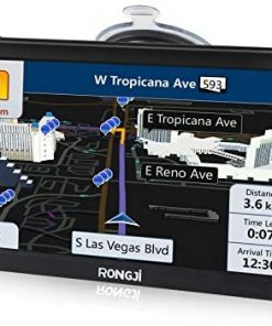 9 inches GPS Navigation for Car Truck 2021 Free Maps Contains USA Canada Mexico Map Car Navigator Voice Broadcast Function and Speed Camera Warning Driving Alert