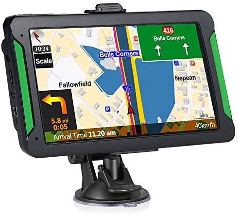 Car GPS Navigation, Aonerex 7-inch HD Touch Screen, 8GB 256 Satellite Navigation, Real-time Voice Reminder, Speeding Warning, Route Planning, Free Lifetime Map Update (7 inches)…