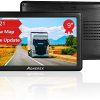 GPS Navigation for Car Truck 9 inch Lorry HGV Voice GPS Navigation with Speedometer Speeding Camera Warning, Lifetime Map Update, 2021 map