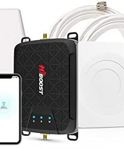 HiBoost Cell Phone Signal Booster for Room or Apartment, Band 12/17/13/5, 5G 4G LTE for Verizon, T-Mobile, AT&T, FCC Approved