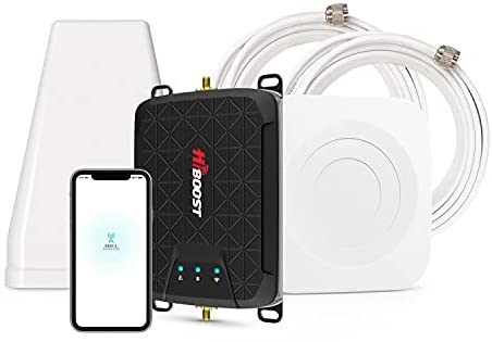 HiBoost Cell Phone Signal Booster for Room or Apartment, Band 12/17/13/5, 5G 4G LTE for Verizon, T-Mobile, AT&T, FCC Approved