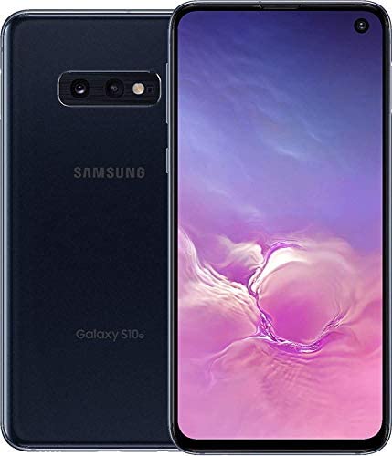 Samsung Galaxy S10e (128GB, 6GB) 5.8" AMOLED, Snapdragon 855, IP68 Water Resistant, Global 4G LTE GSM AT&T Unlocked (T-Mobile, Verizon, Sprint, Metro) SM-G970U (Prism Black) (Renewed)