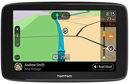 TomTom Go Comfort 5-Inch GPS Navigation Device with Updates via Wi-Fi, Real Time Traffic, Free Maps of North America, Smart Routing, Destination Prediction and Road Trips