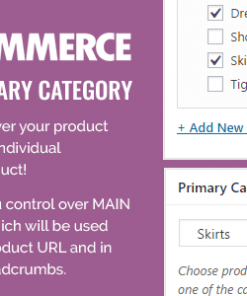 Woocommerce Product Primary Category Plugin