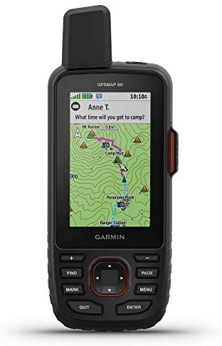 Garmin GPSMAP 66i, GPS Handheld and Satellite Communicator, Featuring TopoActive mapping and inReach Technology (Renewed)