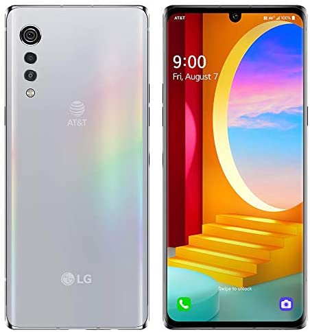 LG Velvet 5G G900UM 128GB AT&T GSM Unlocked Phone 6.8" - NO CDMA (Silver)