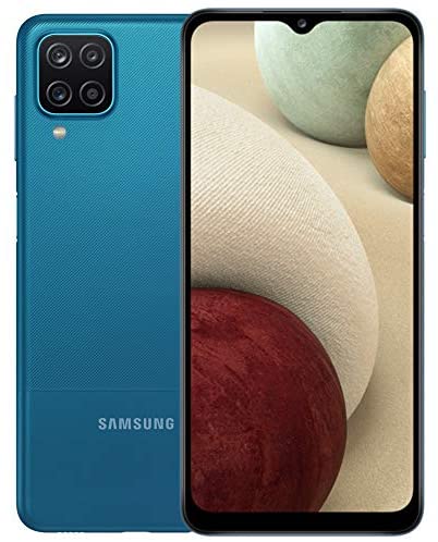 Samsung Galaxy A12 (A125M) 64GB Dual SIM, GSM Unlocked, (CDMA Verizon/Sprint Not Supported) Smartphone Latin American Version No Warranty (Blue)
