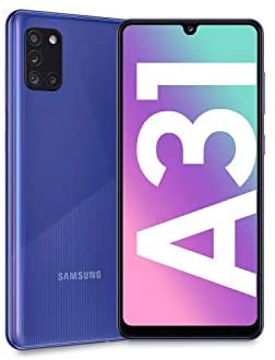 Samsung Galaxy A31 A315G 128GB Dual SIM GSM Unlocked Android Smartphone (International Variant/US Compatible LTE) - Prism Crush Blue