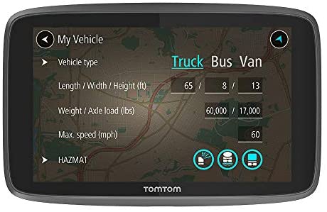 TomTom Trucker 520 5-Inch Gps Navigation Device For Trucks with Wi-Fi Connectivity, Smartphone Services, Real Time Traffic And Maps of North America