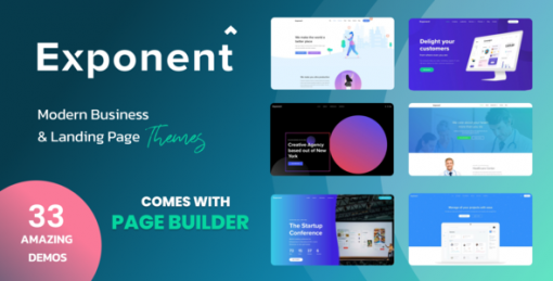 Exponent - Modern Multi-Purpose Business WordPress theme